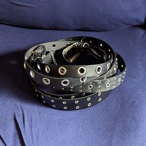 Punk eyelets belts